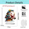 New Christmas Moon Acrylic Desktop Ornament for Home or Office