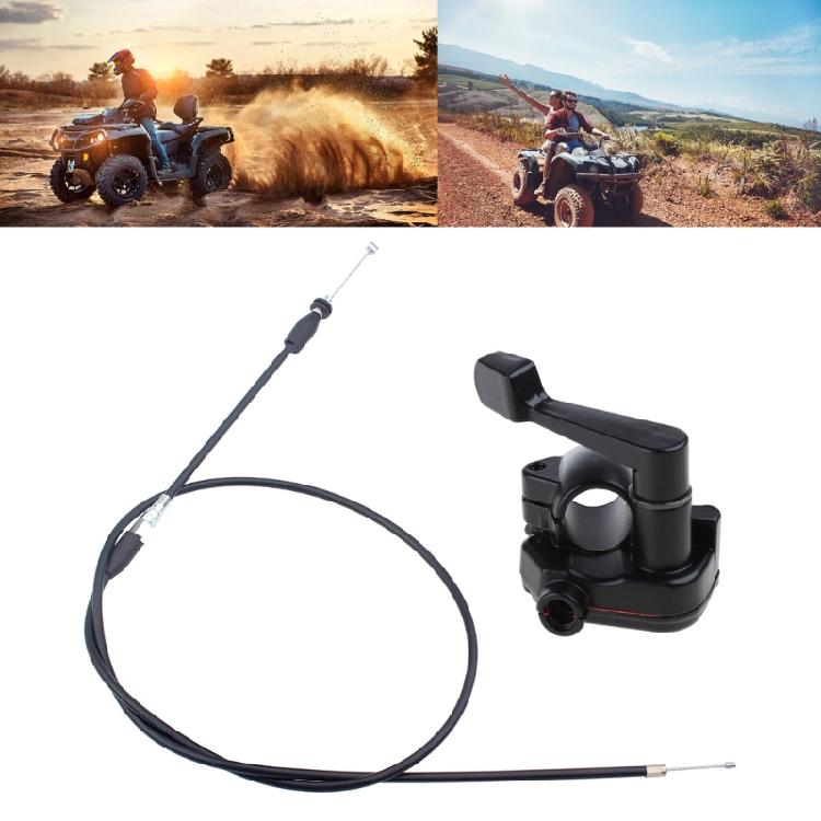 ATV Quad Pit Bike Motorrad Gashebel Daumensteuerung mit Gaszug