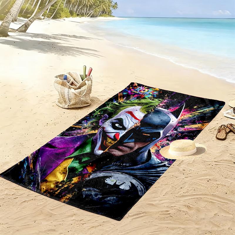1pc JOKER Beach Towel, Multi-functional Beach Towel for Outdoor Activities Beach Swimming and Travel