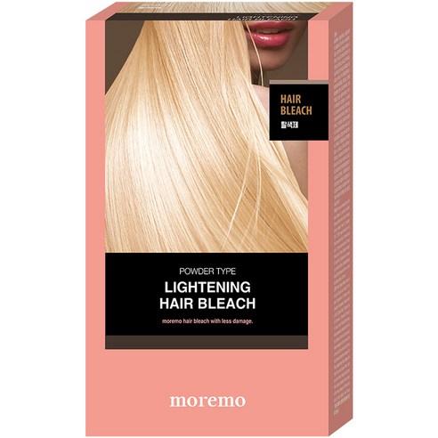 Moremo Lightning Hair Bleach 40g (Powder 10g + Developer 30ml) – Low-Damage Self Hair Lightening Kit