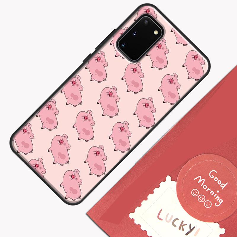 Cartoon Pig Phone Case For Samsung Galaxy S25 S26 Ultra S20 S21 S22 S23 S24 Plus S9 S10 S25 FE Cover Shell