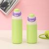 Water Bottle Creative Dopamine Series Double Drinking Straw Cup Large Capacity 111 Thermos Cup Outdoor Portable Cup
