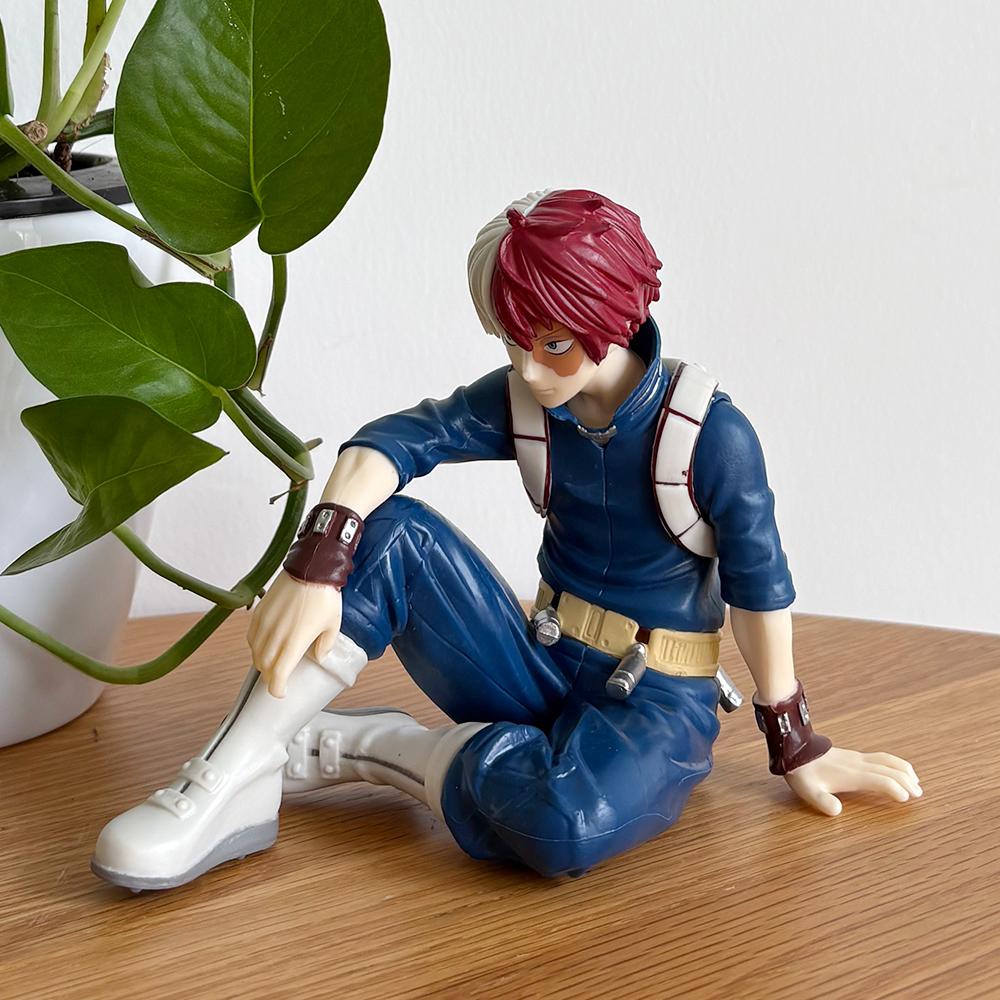 My Hero Academia Anime Collection Asui Tsuyu Action Figure Todoroki Shoto Midoriya Izuku Figurine Statue Gift 9-11.5cm