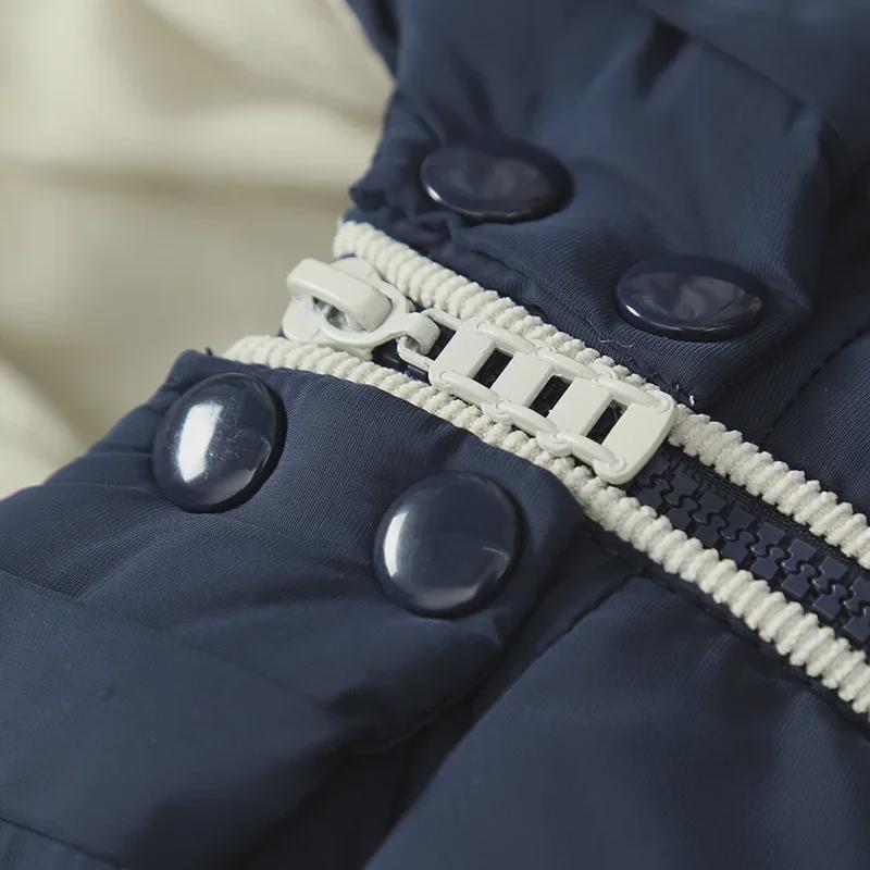 Pánská jednobarevná prošívaná vesta s kapucí z bavlny a prachového peří, módní kardiganová vesta