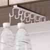 Kitchen Utensil Holder Hanger Iron Double Row Hook Spoon Shovel Shelving for Restaurant White