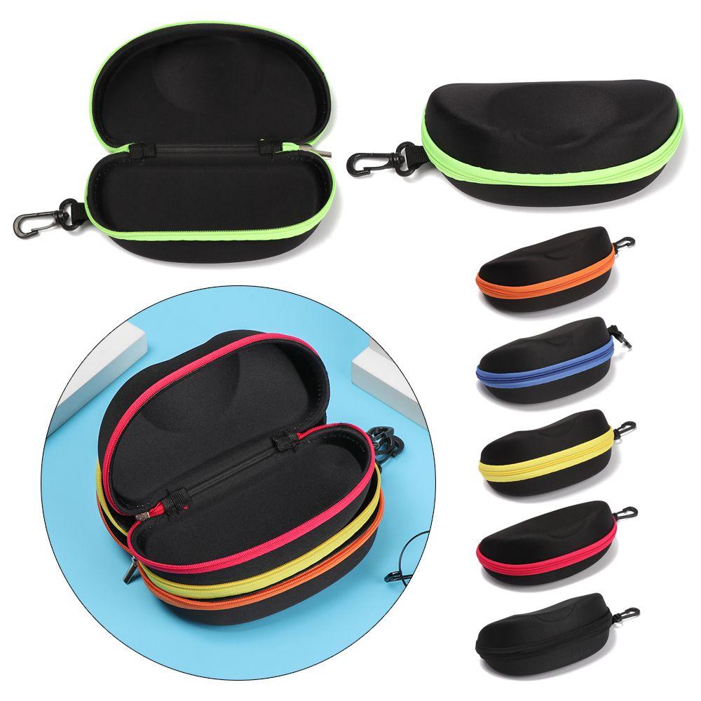 Portable Carabiner Eye Glasses Sunglasses Hard Case Protector Box Holder Vision Care Portable
