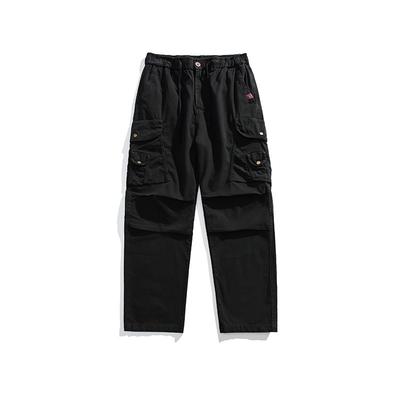 Spring and Autumn New Men's Overalls Retro Straight Casual Pants Outdoor Mountain Multi-pocket Hiking Pants