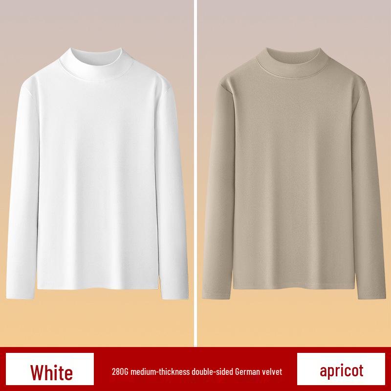 Men's Plush Double-Sided Long-Sleeve Thermal Base Layer Top