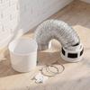 3 in 1 Dryer Lint Trap Kit with Vent Hose Washer Exhaust Duct Collector  Household