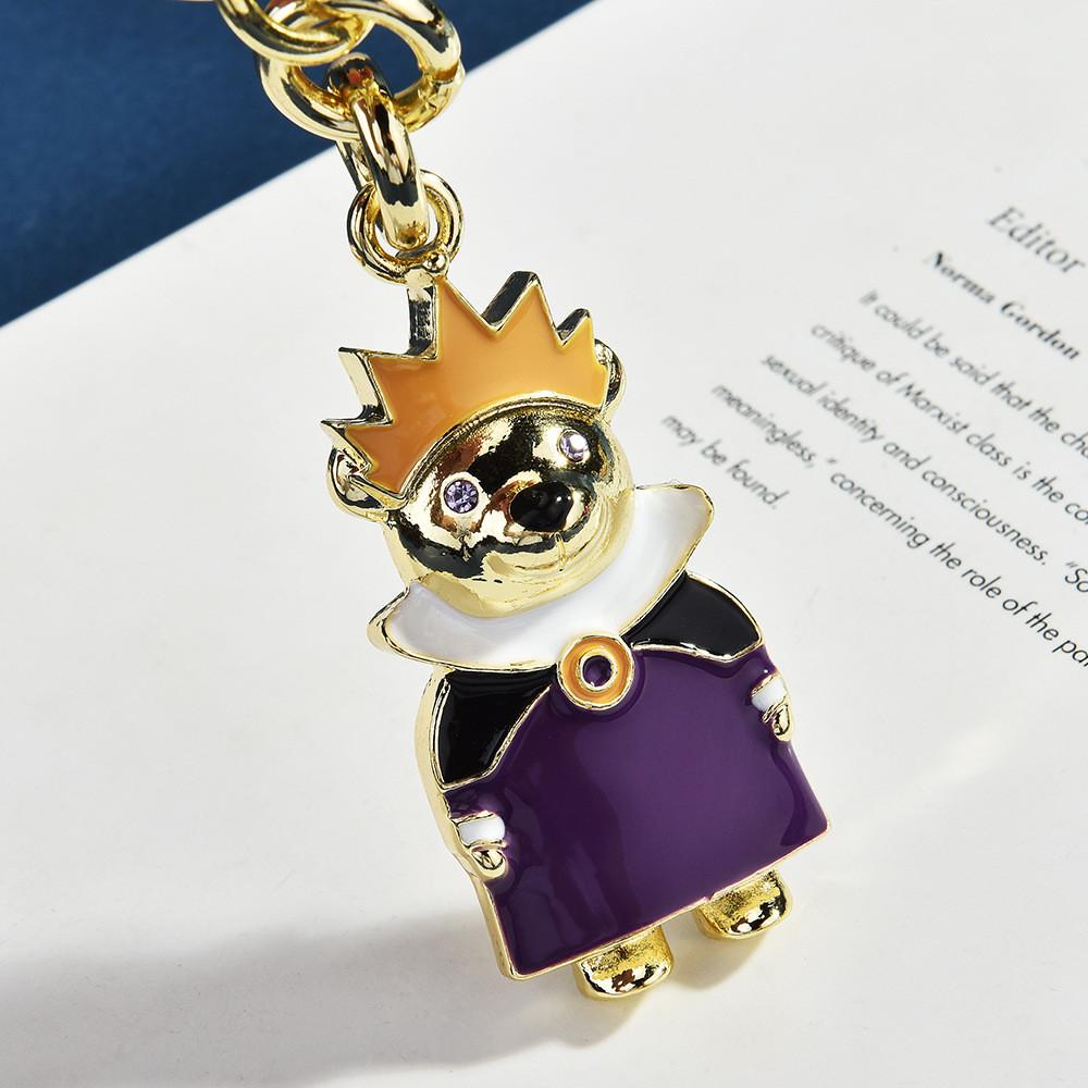 Creative Drop Oil Bear Keychain For Bags With Animal Pendant Accessory