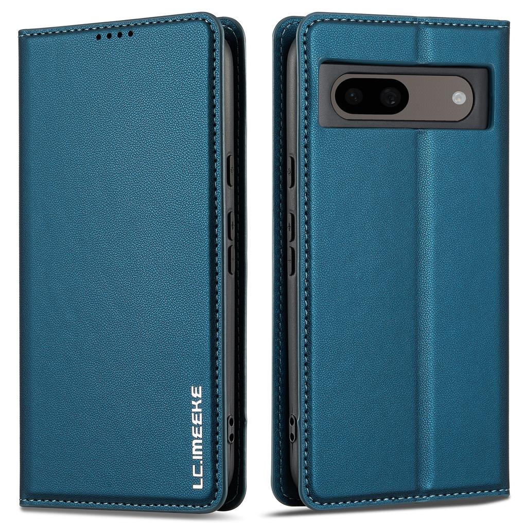 LC.IMEEKE L1 Series for Google Pixel 8a Case PU Leather Wallet Stand Protective Phone Cover