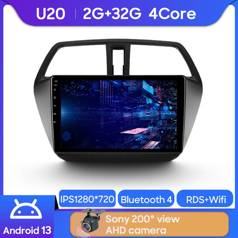 For Suzuki SX4 S Cross 2012-2016 Android Car Radio Automotive Multimedia Player Navigation GPS Carplay Touch Screen Auto Stereo