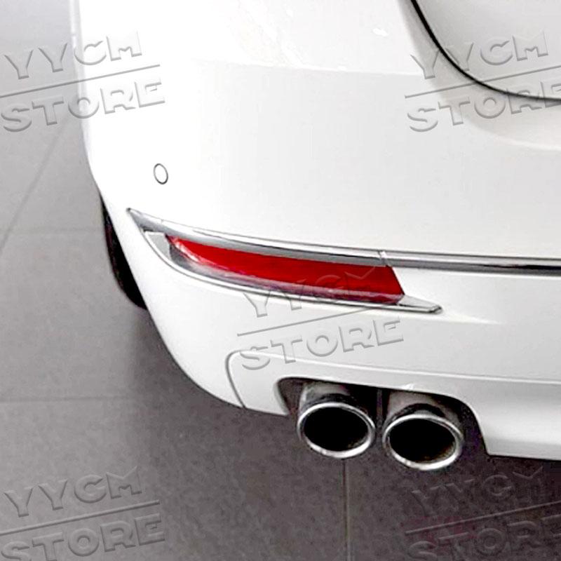 Car Rear Bumper Reflector Brake Light Tail Fog Lamp For 5 Series F10 F18 LCI Sedan 2014-2017 OE:63147318555 63147318556