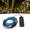 Blue EL Wire Noise Reduction Bendable Decorative 5 In 1 Neon Light Wire for Car Halloween Christmas 