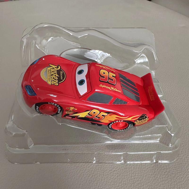 Lightning Mcqueen Cartoon Pixar Original Alloy Car With Light Music Model Mater Pull Back Set Kids Birthday Toy Kid Friendly Entertaining Fun Play