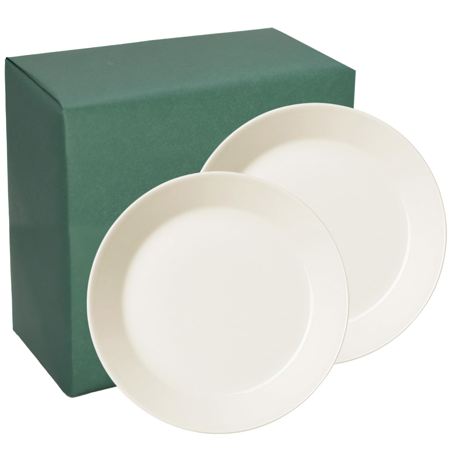 

[iittala Official Gift Wrapping] Teema Plate, 17cm, Pair (2 pieces), White, Scandinavian Tableware, Christmas Gift, Wedding Gift, Birthday Gift, House