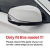 For Infiniti QX50 QX55 -2024 2x Car Sticker Rearview Side Mirror Cover Wing Cap Exterior Case Trim Accessories Vehicle Decor