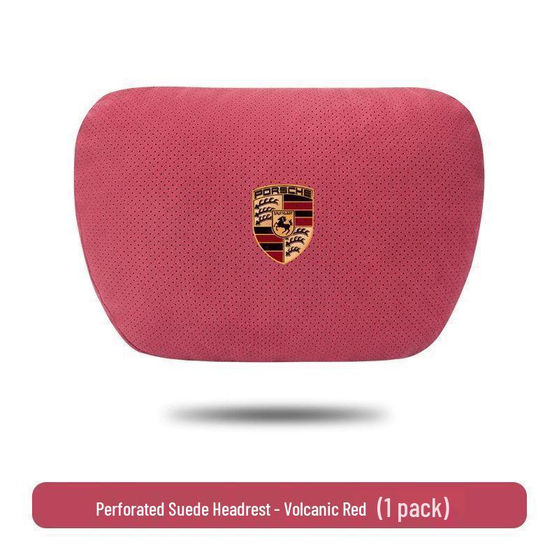 Almohada de apoyo para el cuello y la zona lumbar del reposacabezas del Porsche Macan/Cayenne: Compatible con 718, Panamera, 911