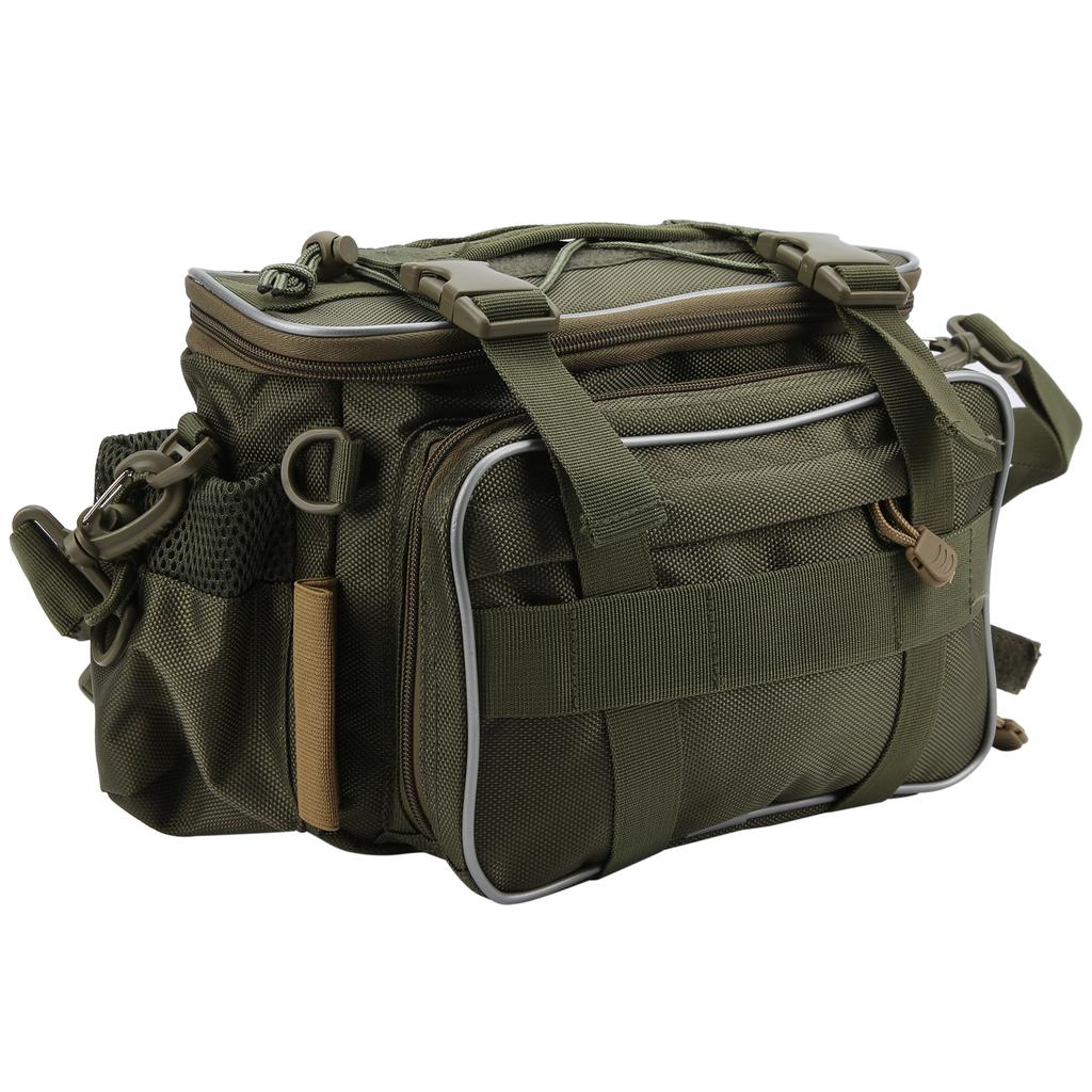 MultiFunction Fishing Tackle Bag Fishing Shoulder Waist Packs Multi Pockets Bait Lure Bag
