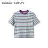 Balabala Kids Striped Quick-Dry Short Sleeve T-Shirt