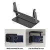 360 Rotating Metal Projector Bracket Double Rod Wall Ceiling Installation 210° Angle Adjustment Multiple Device Support