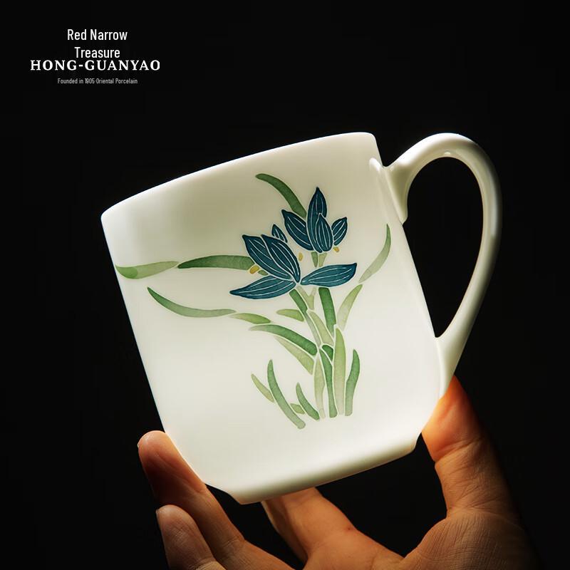 Hong Guanyao Liling Underglaze Ceramic Teacup Pair