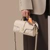 Light luxury texture rhombus women's bag fashion lock handbag versatile shoulder messenger small square bag new gift