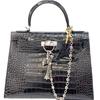 Crocodile Leather Handbag Crossbody Bag Women Fashion Elegant Top Handle
