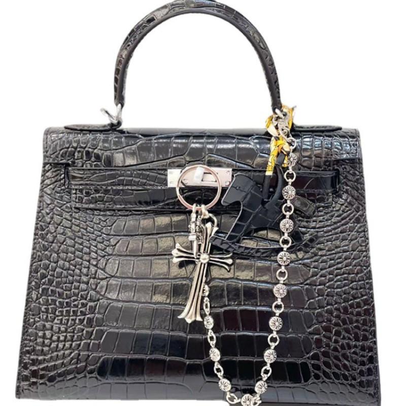 Crocodile Leather Handbag Crossbody Bag Women Fashion Elegant Top Handle