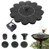 Bird Bath Solar Fountain Flower-Shaped Water Fountain Pump Waterfalls Outdoor Birdbath For Pool Pond Landscape Yard Patio Porch