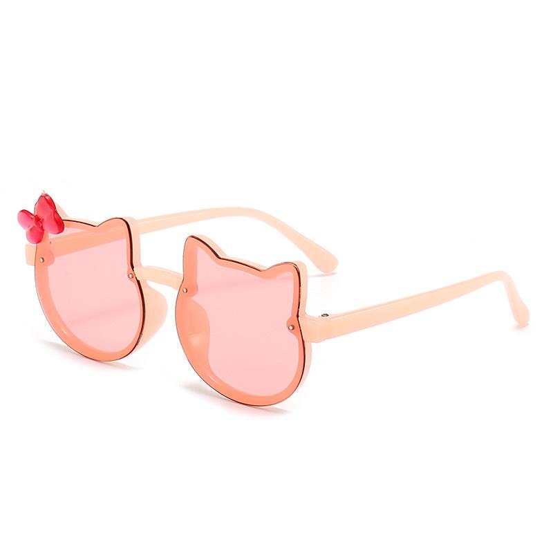 

Girls Cat Eye Sunglasses - Cute Bow Design, Anti-UV Protection