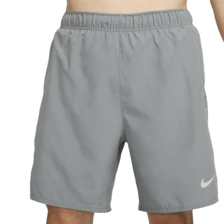 Nike Dri-Fit Solid Color Logo High-Waisted Drawstring Track Shorts Men Bottoms Light-Gray DV9360-084