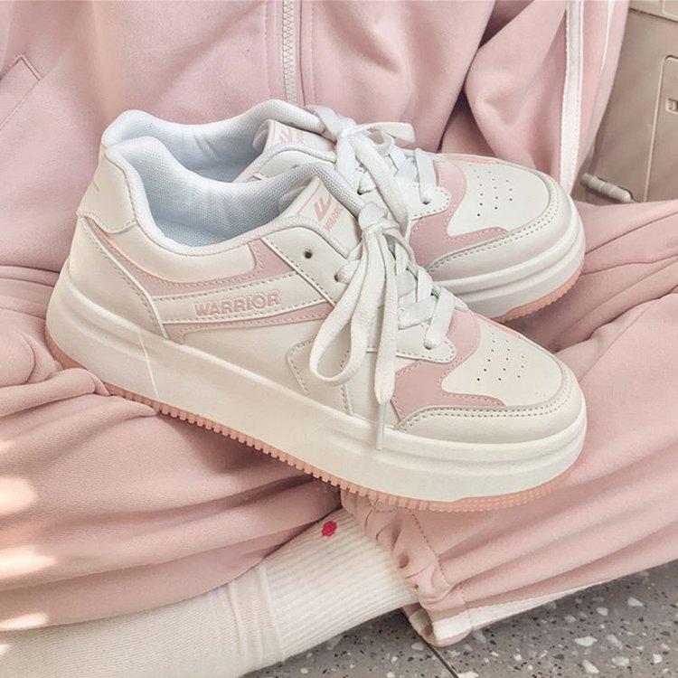 

Milk fufu little white shoes women s ins trend is good to match 2024 new platform sports and leisure shoes college wind shoes women 40 рожевий