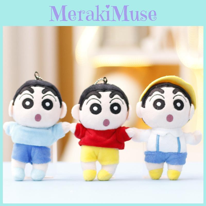 Crayon Shin Chan Plush Keychain Dolls Pendant Cartoon Bag Gifts Decorations