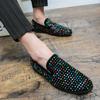 Fashion New Leather Men Casual Shoes Luxury Brand Mens Loafers Moccasins Breathable Slip On Black Driving Shoes