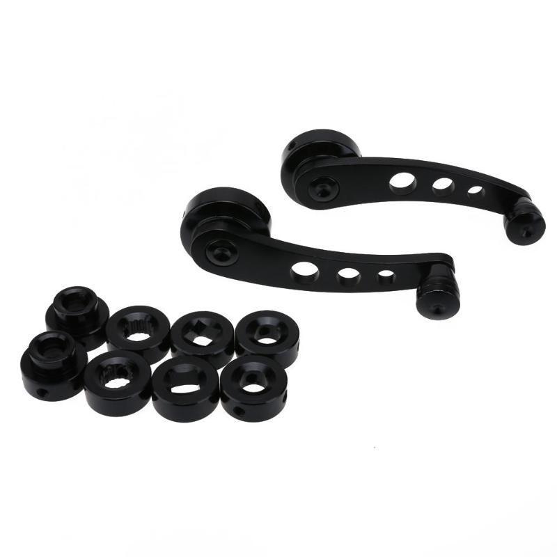1Set Universal Car Window Crank Handle Replacement Aluminum Alloy Auto Window Glass Closer