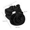 Flower Design Korean Hair Bands Satin Material Big Flower Scrunchies Satin Hair Rope  Korean Style