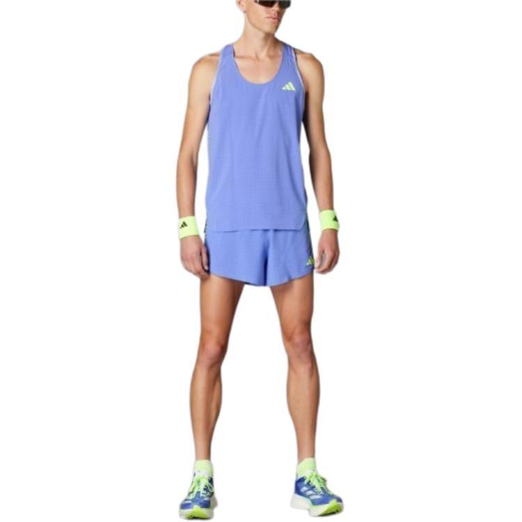 Adidas Free Shipping With AdiClub Adizero Running Singlet IX2810
