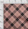 oneOone Cotton Flex Fabric Tartan Check Print Fabric By The Yard 40 Inch
