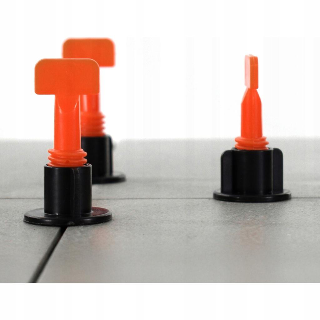 System do poziomowania płytek klipsy zaciski 25 szt