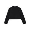 Nike FutureMove Cropped Loose Casual Sweatshirt Women Tops Black FN2793-010