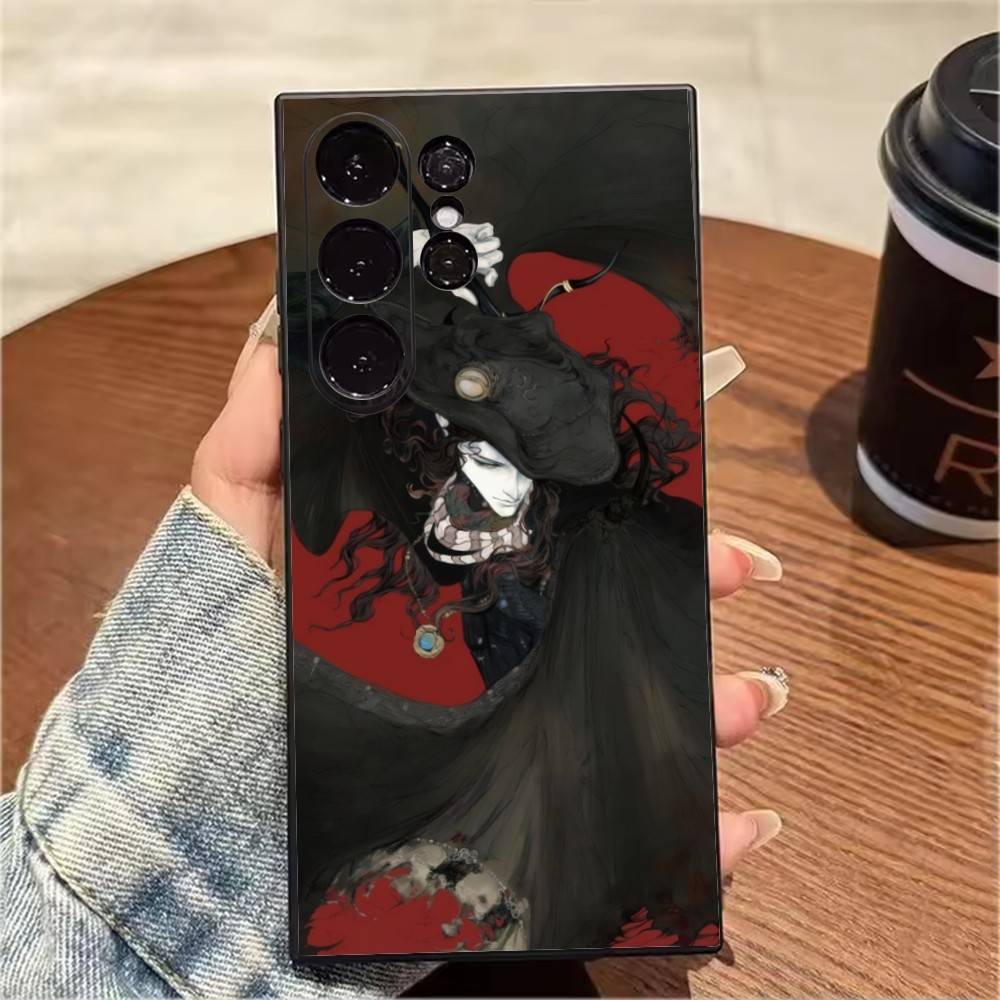 D Blood-lust V-Vampire HunterS Phone Case For Samsung S25,S24,S21,S22,S23,S20,Ultra,S26,Plus,Fe,Note,5G Black Cover