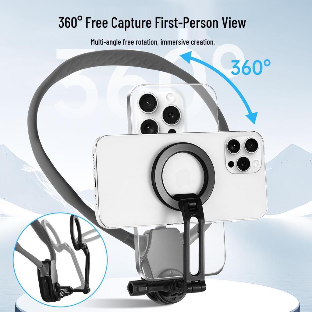Anti-Shake Wearable Phone Mount for Live Streaming & Vlogging