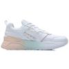 Li-Ning Shock Absorbing Non-Slip Wear-Resistant Low-Top Running Shoes Women Sneakers White Apricot AGCR074-4