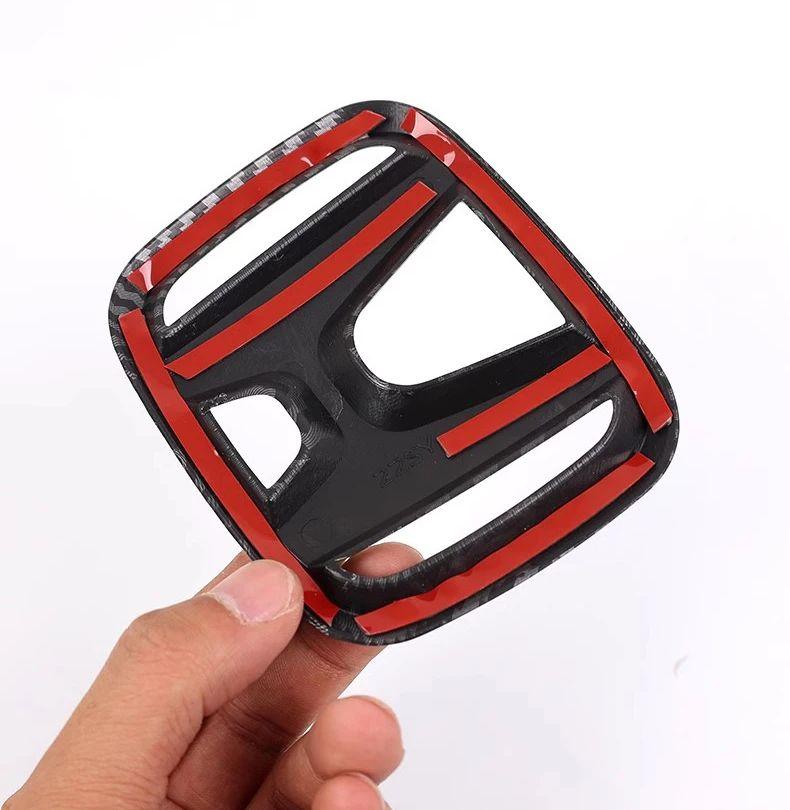 Fxsh5 ABS Car Grille Emblem Sticker Trunk Steering Wheel Auto Accessories For Honda Civic Accord 8th 9th 9.5th 10th 11th Generation