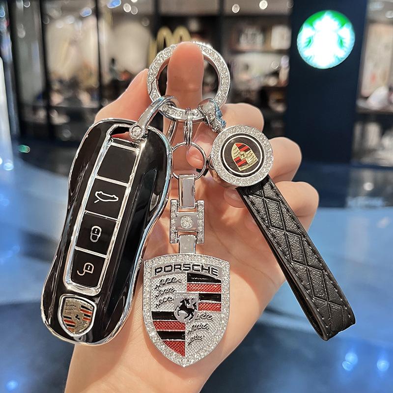 For Porsche Key Case Paramela Panamera Cayenne Buckle Macan911 Case