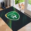 Soft Floor Carpet Ireland Rugby Pattern Area Rug Decorative Mat For Home Room Decoration