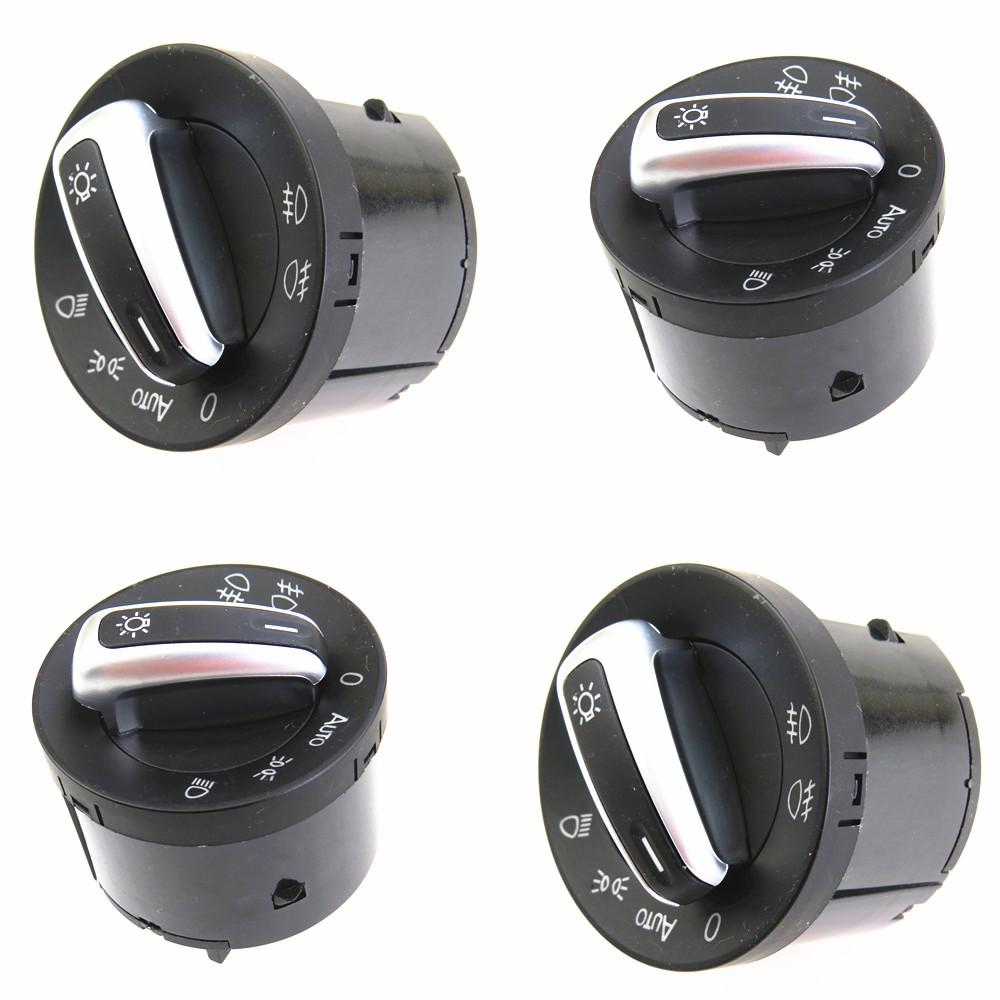 FHAWKEYEQ Auto Head Light Switch Headlight Knob Button For VW GTI Golf MK5 MK6 Jetta MK5 MK6 Passat B6 3C Tiguan 5ND 941 431