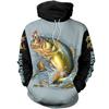 Sweat à capuche GONE Fishing avec impression tendance Nouveau Sweatshirt Pullover Drôle pour Hommes et Femmes Loisirs Extérieurs Art Sudaderas Homme
