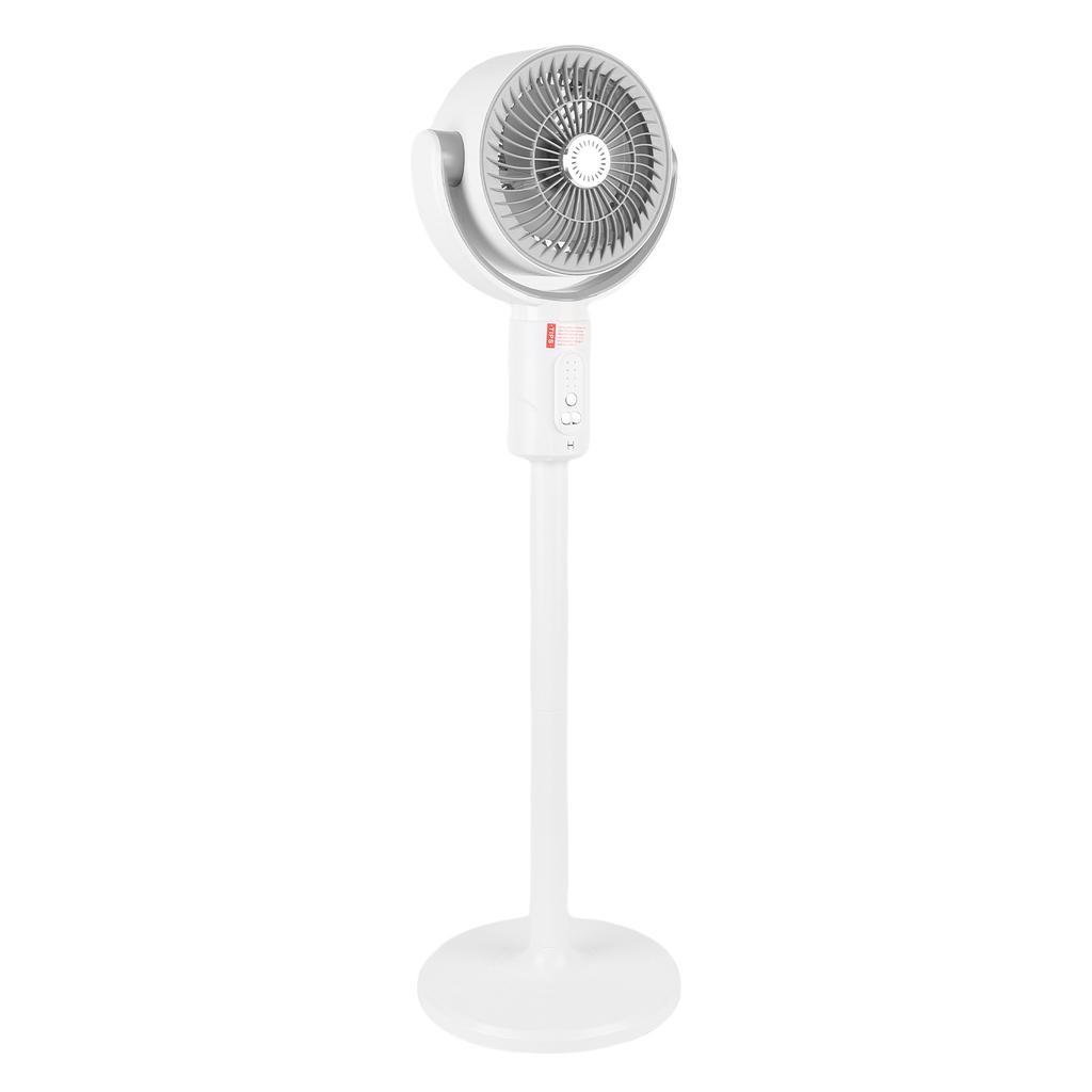 Standing Fan 180 Degree Manual Vertical Oscillating Fan Quiet Floor Fan with Remote Adjustable Height 5 Speeds 8H Timer